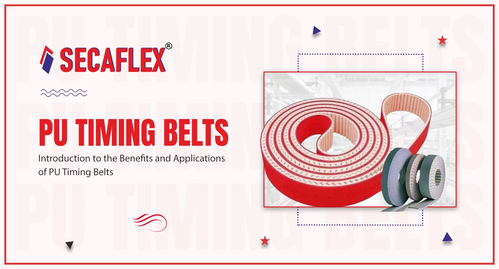 Introduction to the Benefits and Applications of PU Timing Belts